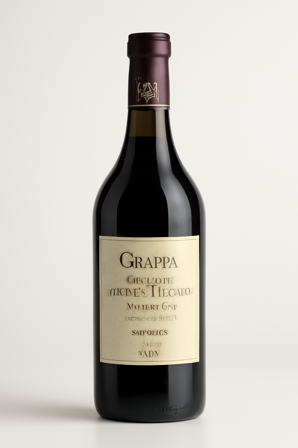 Grappa di Nebbiolo da Barolo, Tre Soli Tre, 43°, ohne Holzkiste