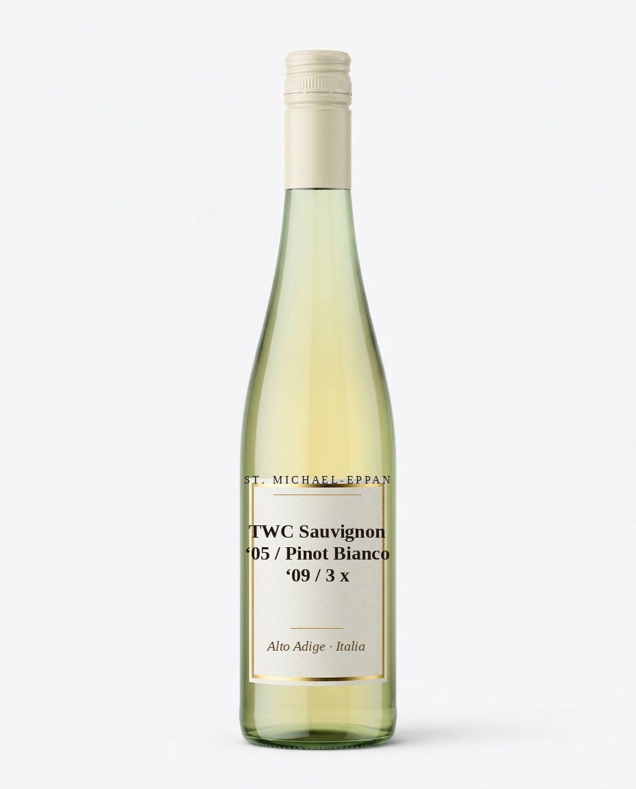 TWC Sauvignon ‘05 / Pinot Bianco ‘09 / 3 x