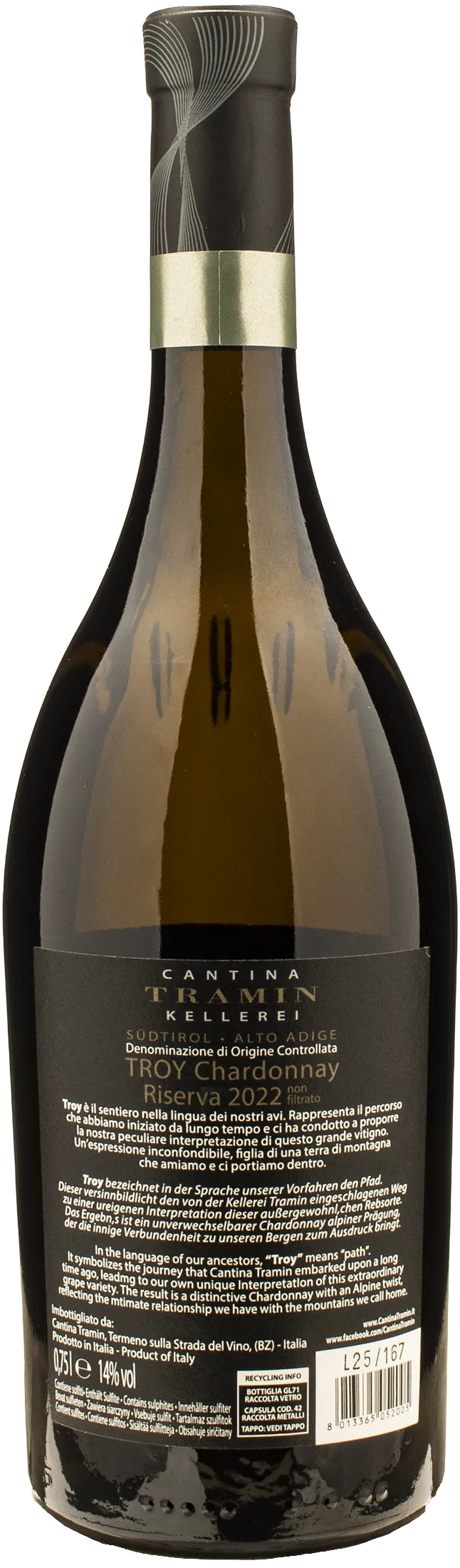 Tramin Troy Chardonnay Riserva 2021